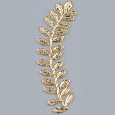 Восъчна декоративна фигура Myrthenzweig, 55 mm, 2 бр., златисто