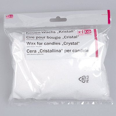 Восък за леене на свещи, кристал, 500 g,