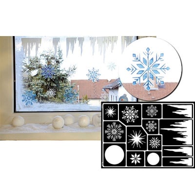 Шаблонни бои за прозорци Window Style Frost, 50 ml