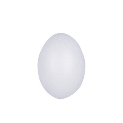 Яйце от стиропор, бял, H 45 mm