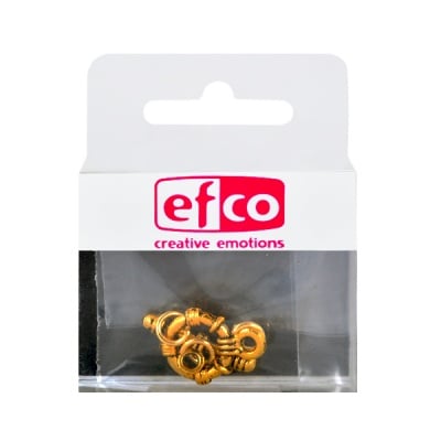 Закопчалка с щифт, ф 18 mm, 1 брой, старо злато