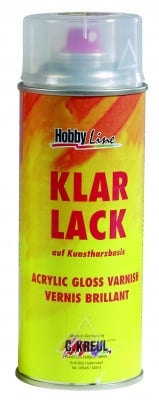 Запечатващ акрилен лак HOBBY Line, гланц, спрей 400 ml