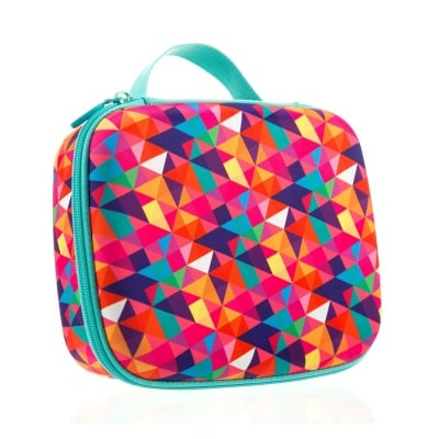 Кутия за съхранение Colorz, 21x7.5x13.5cm, цветни триъгълници