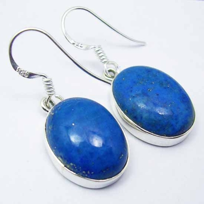 Обици Лазурит със Сребро 925