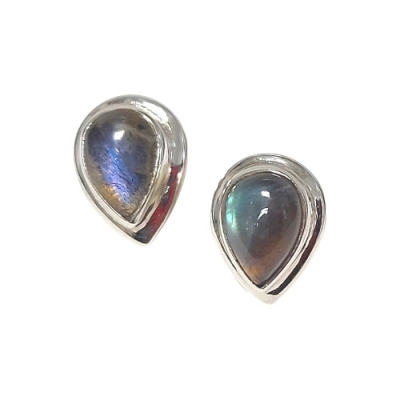 Обици Лабрадорит със Сребро 925