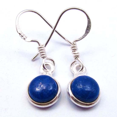 Обици Лазурит със Сребро 925