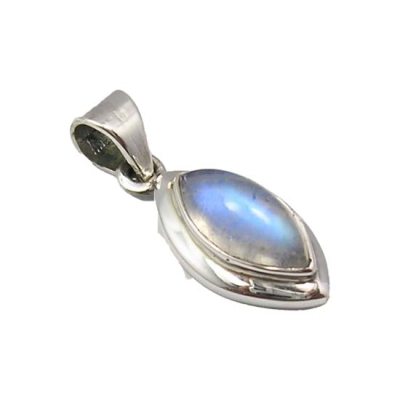 Медальон Лунен Камък със Сребро 925