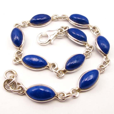 Гривна Лазурит със Сребро 925