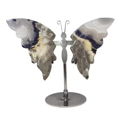 Оникс Ахат Пеперуда ( Ангелче ) на Метална База