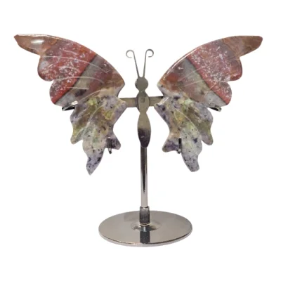 Мадагаскарски Океански Ахат Пеперуда ( Ангелче ) на Метална База