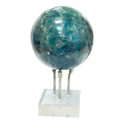 Топка от Синьо-зелен Апатит