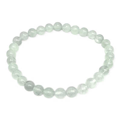 Гривна Полупрозрачен Аквамарин Топче 6,5 мм