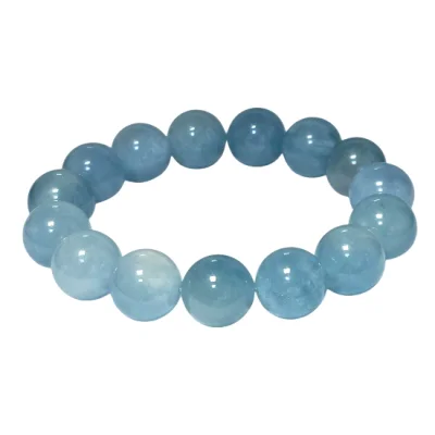 Гривна Аквамарин Топче 15,5 мм - Уникат