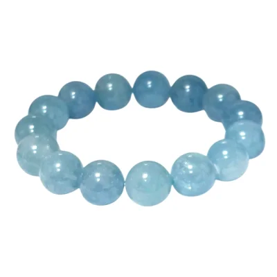 Гривна Аквамарин Топче 14 мм - Уникат