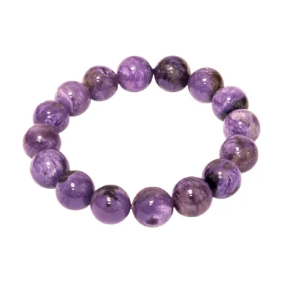 Гривна Чароит Топче 13 мм, качество "Super A"