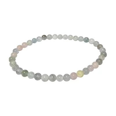 Гривна Кунцит, Сподумен, Хиденит Топче 4 мм