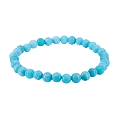 Гривна Пресован Ларимар (Пектолит) Топче 6,5 мм