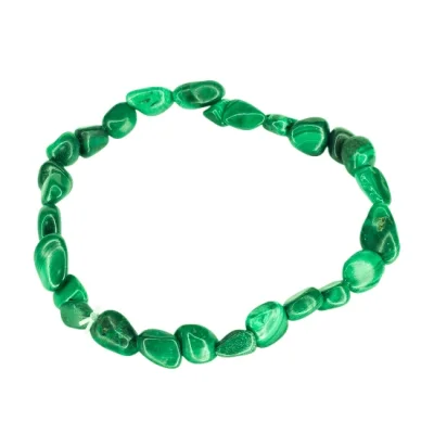 Гривна Естествен Малахит 