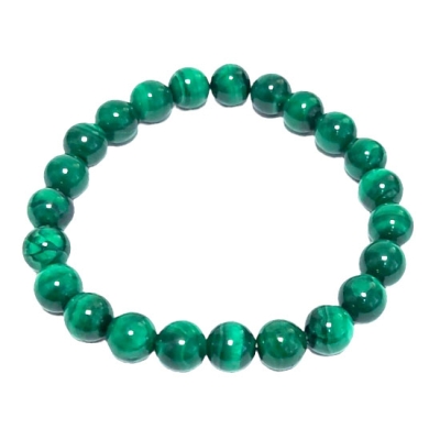 Гривна Естествен Малахит Топче 8 мм