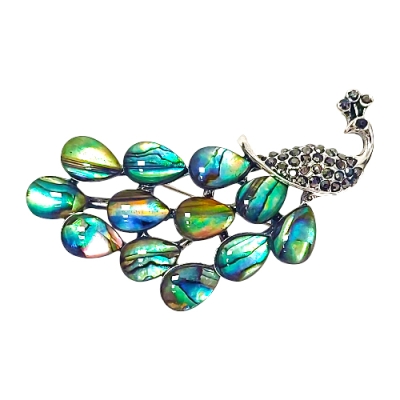 Брошка Абалон ( Пауа Седеф, Цветен Седеф )