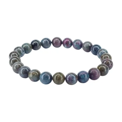 Гривна Флуоресциращ Рубин в Сапфир Топче 8,5 мм