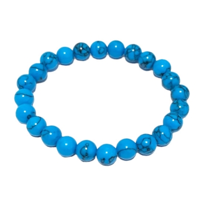 Гривна Тюркиз Топче 8 мм