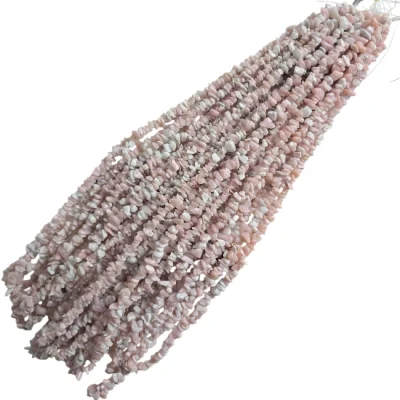 Наниз Чипс Розов Перуански Опал  80 см Качество ААА