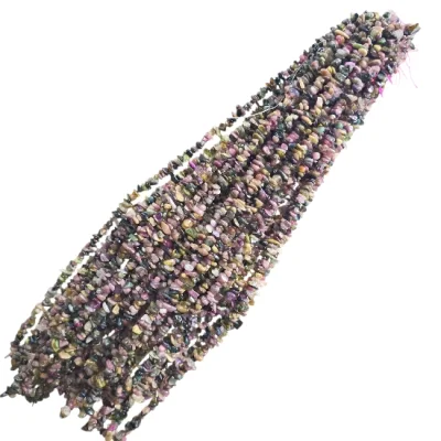 Наниз Чипс Цветен Турмалин 80 см 