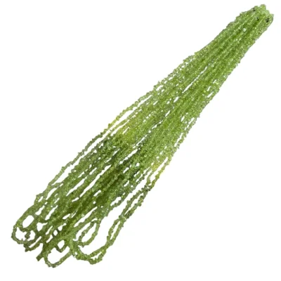 Наниз Чипс Светлозелен Перидот, Оливин, Хризолит 80 см 