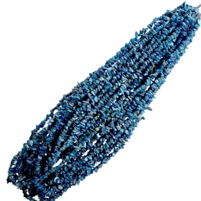 Наниз Чипс  Тъмносин Апатит 80 см