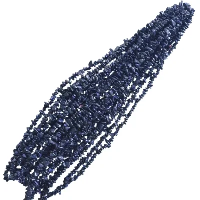 Наниз Чипс Индигов Пясъчен Камък 80 см 