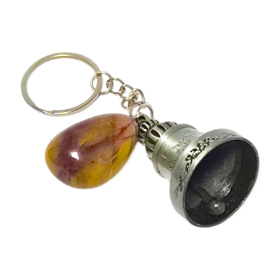 Фън Шуй Месингови Камбанки с Мокаит - Камъкът подпомагащ вземането на правилни решения