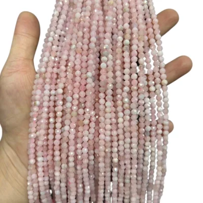 Наниз Морганит Фасетирано Топче 4 мм