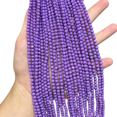 Наниз Фосфосидерит Фасетирано Топче 4 мм