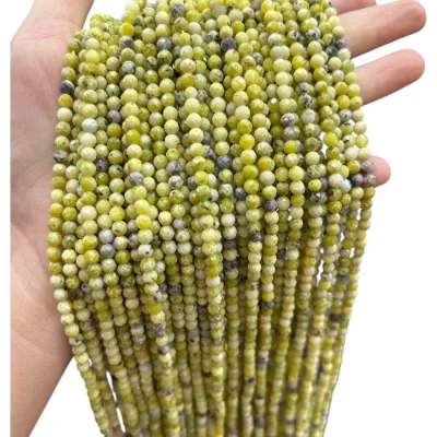 Наниз Серпентинит Фасетирано Топче 4 мм