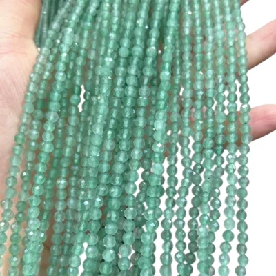 Наниз Авантюрин Фасетирано Топче 4 мм