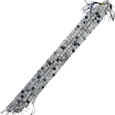 Наниз Турмалин в Кварц, Стрелите на Амур Топче 8 мм 