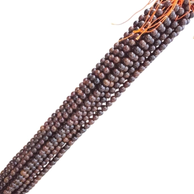 Наниз Гранат Хесонит Топче 8 мм 