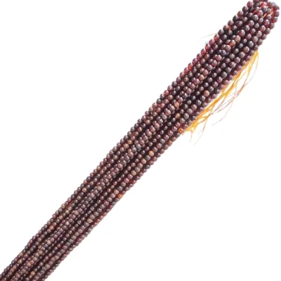 Наниз Гранат Хесонит Топче 4 мм 