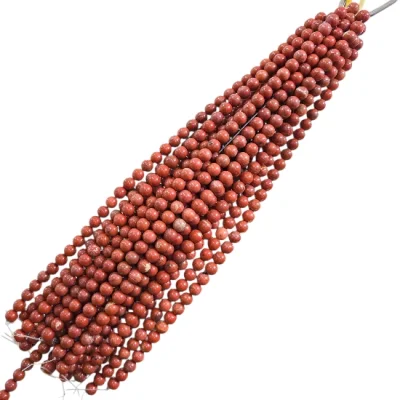 Наниз Червен Яспис Топче 10 мм 