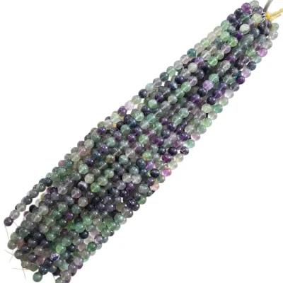 Наниз Рейнбоу Флуорит Топче 10 мм 