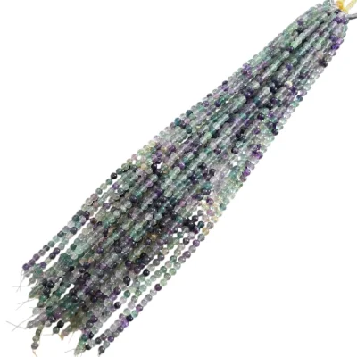 Наниз Рейнбоу Флуорит Топче 6 мм 