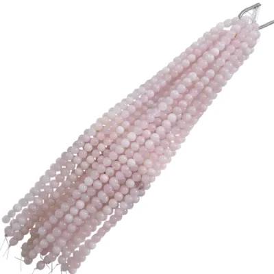 Наниз Бразилски Розов Кварц Топче 10 мм 