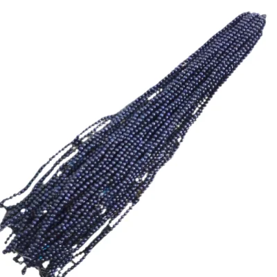 Наниз Индигов Пясъчен Камък Топче 4 мм 