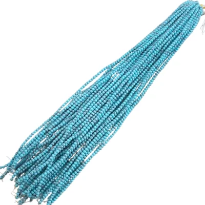 Наниз Светъл Тюркиз Топче 6 мм 