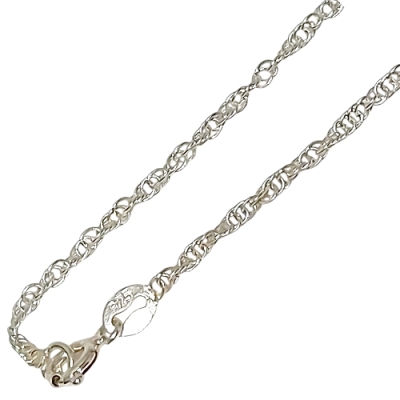 Сребърни Синджирчета и Верижки тип "Въже"  Сребро 925/1000, 40 см