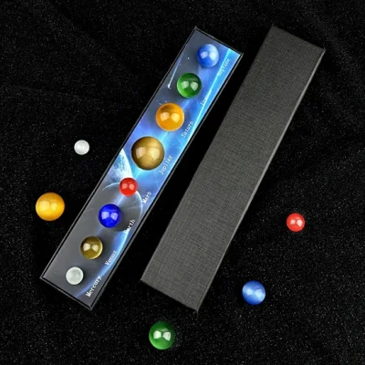 Комплект от Котешко Око с Осем Планети за Ритуали