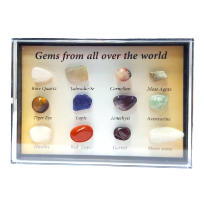 Детски откривателски комплект - 12 бр. Полускъпоценни Камъни