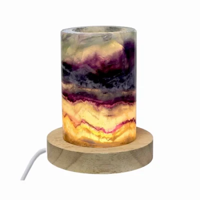 Лампа от Кристал Флуорит Рейнбоу