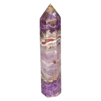 Аметист, Розов Аметист, Ивичест Ахат Голям Единичен Кристал (Монокристал)